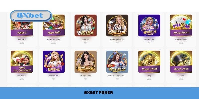 8xbet poker
